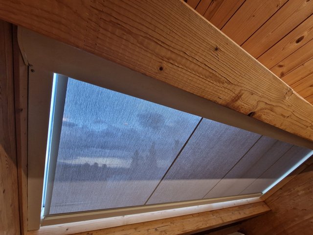 Tenda tecnica su lucernario
